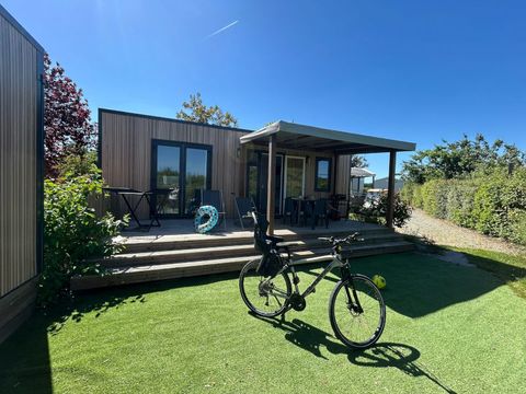 MOBILHOME 4 personnes - Cottage Evasion 4 pers 2 ch Terrasse coté jardin