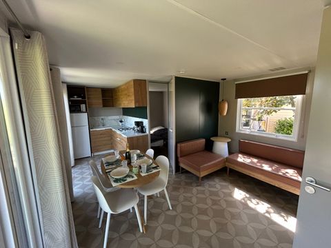 MOBILHOME 4 personnes - Cottage Evasion 4 pers 2 ch Terrasse coté jardin