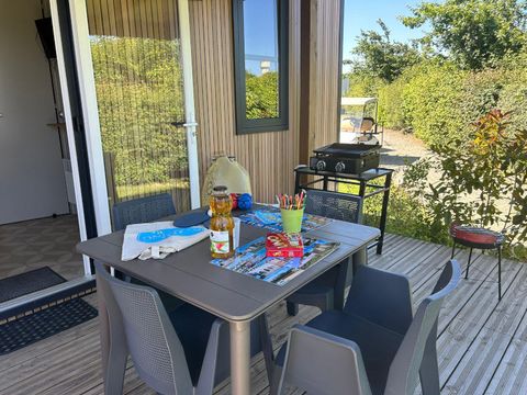 MOBILHOME 4 personnes - Cottage Evasion 4 pers 2 ch Terrasse coté jardin