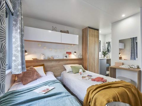 MOBILHOME 4 personnes - M - PREMIUM 2 CHAMBRES - CLIM + TV + SUITE PARENTALE