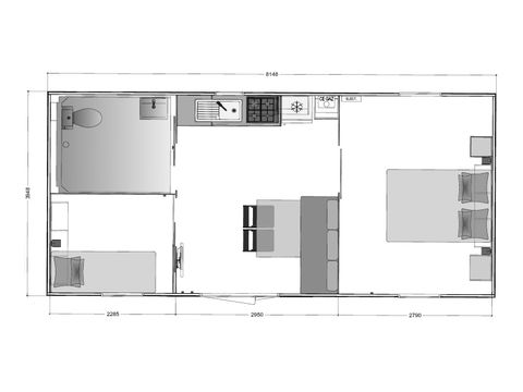 MOBILHOME 4 personnes - Pmr