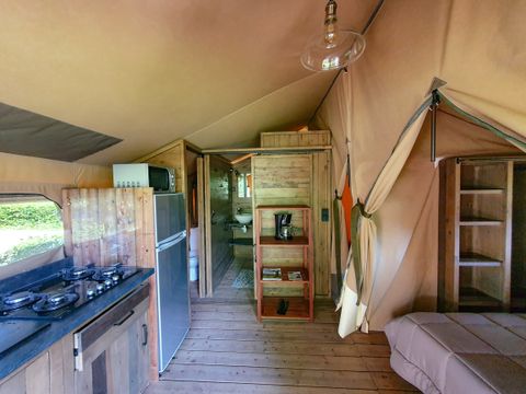 LODGE 5 personnes - Lodge avec sanitaires et évier - 34m² -