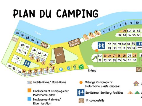 LODGE 5 personnes - Lodge avec sanitaires et évier - 34m² -