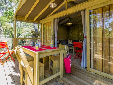 MOBILHOME 4 personnes - LODGE SUR PILOTIS CONFORT +