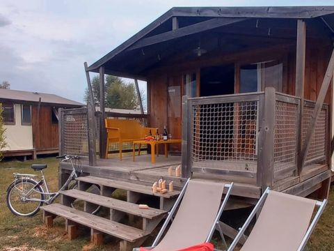 MOBILHOME 4 personnes - LODGE SUR PILOTIS CONFORT +