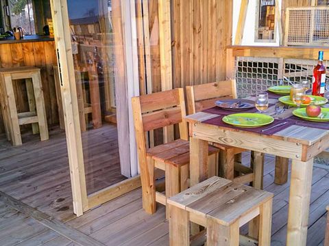 MOBILHOME 4 personnes - LODGE SUR PILOTIS CONFORT +