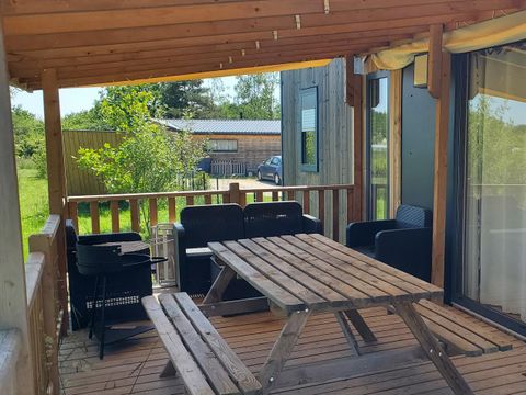 MOBILHOME 6 personnes - COTTAGE PREMIUM EN BORD D'ETANG