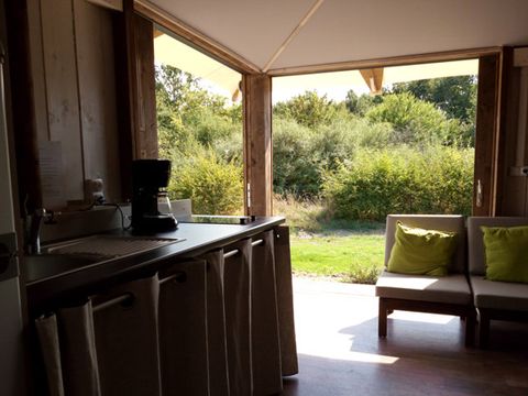 TENTE TOILE ET BOIS 5 personnes - LODGE BALI CONFORT +