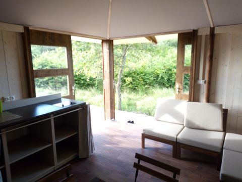 TENTE TOILE ET BOIS 5 personnes - LODGE BALI CONFORT +