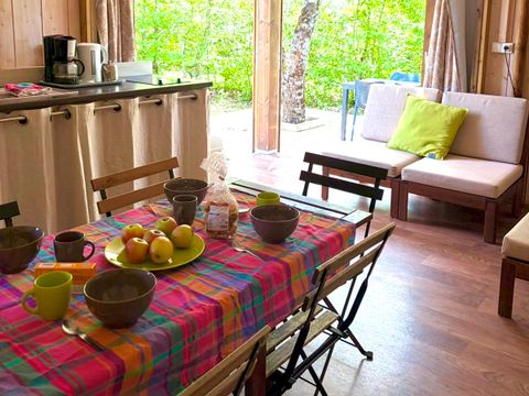 TENTE TOILE ET BOIS 5 personnes - LODGE BALI CONFORT +
