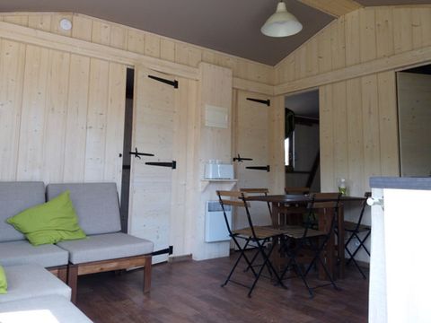 Tente en toile et en bois 5 personnes - LODGE BALI CONFORT +