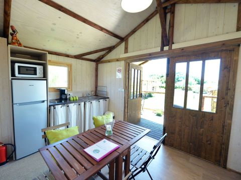 TENTE 5 personnes - Lodge sur pilotis Africa Confort 24m² (2 chambres) + terrasse couverte 12m²