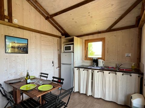 TENTE 5 personnes - Lodge sur pilotis Africa Confort 24m² (2 chambres) + terrasse couverte 12m²