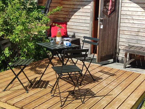 Hébergement 3 personnes - Tonneau Lodge Confort 11m² - 1 chambre