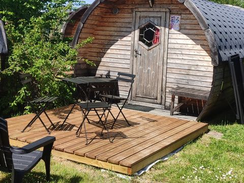 Hébergement 3 personnes - Tonneau Lodge Confort 11m² - 1 chambre