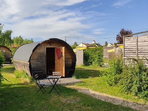 Hébergement 3 personnes - Tonneau Lodge Confort 11m² - 1 chambre