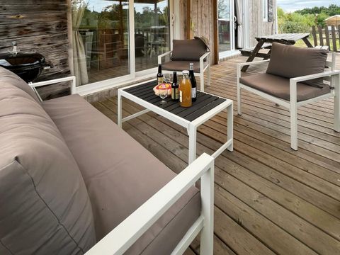 MOBILHOME 6 personnes - Cottage Bord d'étang Premium 3 chambres 1 sdb 36 m²