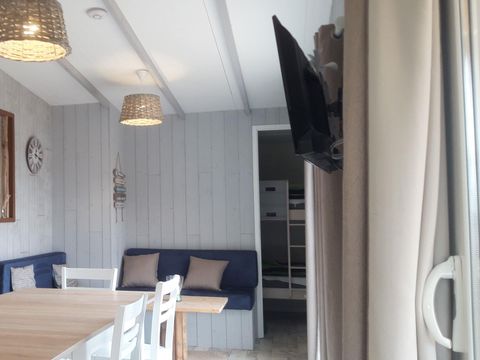 MOBILHOME 6 personnes - Cottage Bord d'étang Premium 3 chambres 1 sdb 36 m²