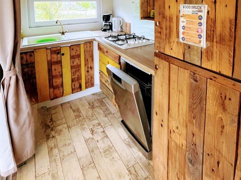 MOBILHOME 6 personnes - Cottage Bord d'étang Premium 3 chambres 1 sdb 36 m²