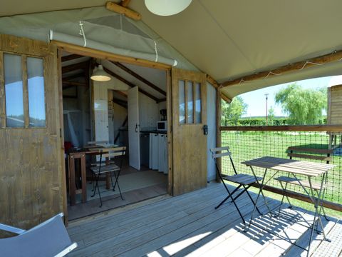 TENTE TOILE ET BOIS 2 personnes - Lodge  Africa 1 chambre