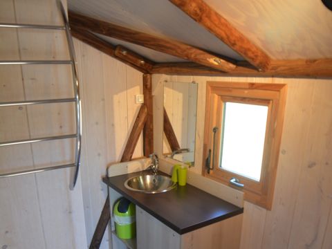 Tente en toile et en bois 2 personnes - Lodge Africa 1 chambre