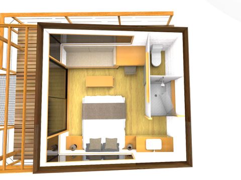 HÉBERGEMENT INSOLITE 3 personnes - Lodge Flottante