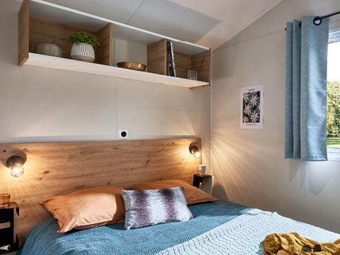 MOBILHOME 4 personnes - Kervoyal CONFORT 29m² (2 chambres) + terrasse couverte + TV