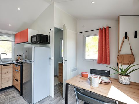 Mobilhome 2 personnes - Pénestin - CONFORT 16m² - 1chambre - Terrasse couverte - TV