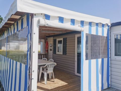 MOBILHOME 5 personnes - 2 chambres Confort+ terrasse en bois couverte