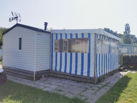 MOBILHOME 5 personnes - 2 chambres Confort+ terrasse en bois couverte