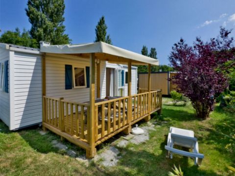 MOBILHOME 4 personnes -  2 Chambres Confort  + Terrasse semi-couverte