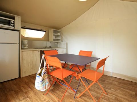 TENTE TOILE ET BOIS 4 personnes - Lodge Maasai 2/4 pers