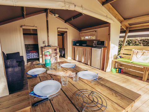 TENTE 4 personnes - Free Flower Standard 30m² 2 chambres - sans sanitaire