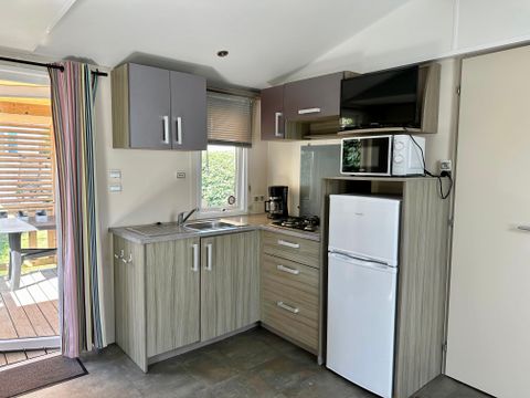 MOBILHOME 2 personnes - Mobil-home NEPTUNE Standard 25m² - 1 chambre + terrasse couverte 9m²