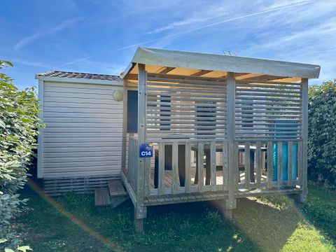 MOBILHOME 2 personnes - Mobil-home NEPTUNE Standard 25m² - 1 chambre + terrasse couverte 9m²