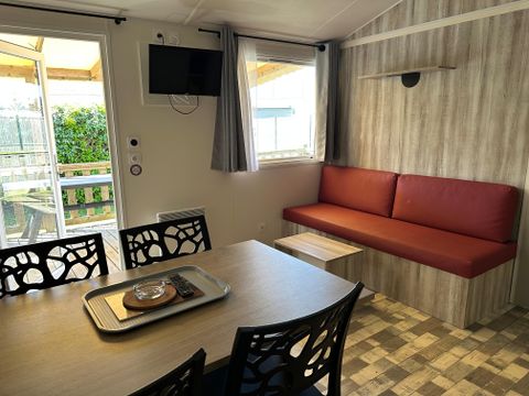 MOBILHOME 4 personnes - Mobil-home Confort VENUS 22m² - 2 chambres + terrasse semi couverte 9m²