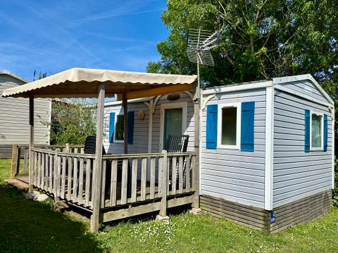 MOBILHOME 5 personnes - Mobil-home Standard MERCURE 27m² - 2 chambres + terrasse semi-couverte 11m²