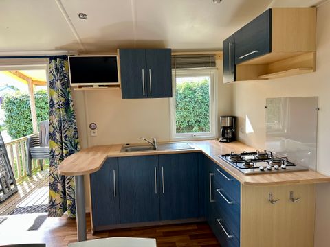 MOBILHOME 5 personnes - Mobil-home Standard MERCURE 27m² - 2 chambres + terrasse semi-couverte 11m²