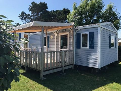 MOBILHOME 5 personnes - Mobil-home Standard MERCURE 27m² - 2 chambres + terrasse semi-couverte 11m²