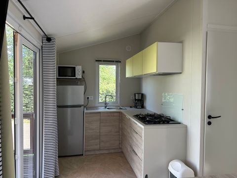 MOBILHOME 4 personnes - Mobil-home Confort BAHIA 27m² - 2 chambres + terrasse semi-couverte