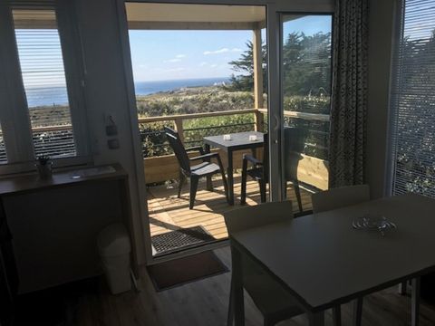 MOBILHOME 4 personnes - Mobil home Premium LIVING 35m² - 2 chambres + terrasse couverte