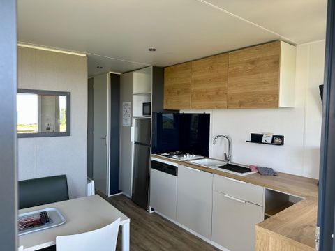 MOBILHOME 4 personnes - Mobil home Premium LIVING 35m² - 2 chambres + terrasse couverte