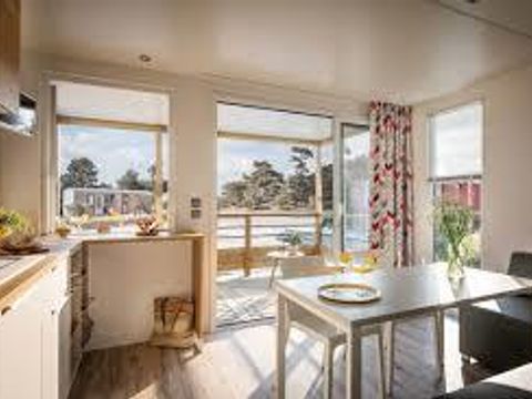 MOBILHOME 4 personnes - Mobil home Premium LIVING 35m² - 2 chambres + terrasse couverte