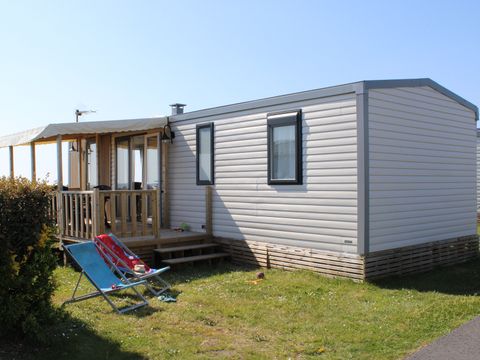 MOBILHOME 4 personnes - Mobil home Premium HORIZON 40m² - 2 chambres + terrasse semi-couverte 15m²  - Vue mer
