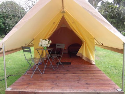 Tente en toile et en bois 2 personnes - Tente Canada Treck 2 pers