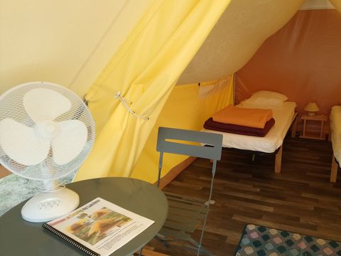 Tente en toile et en bois 2 personnes - Tente Canada Treck 2 pers