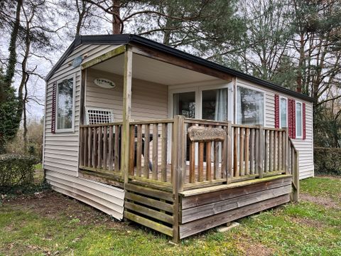 Mobilhome 4 personnes - Standard 25m² - 2 chambres - Terrasse - TV - Climatisation