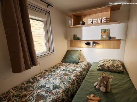 Mobilhome 4 personnes - NEW - Homeflower Premium Vue Loire 29m² - 2 chambres - TV - Lave-vaisselle - Plancha