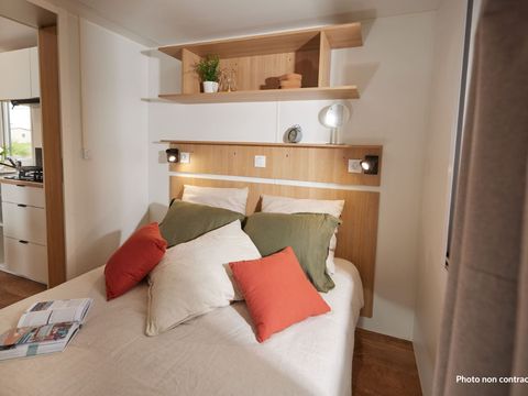 Mobilhome 6 personnes - NEW - Home Flower Premium 35 m² - 3 chambres - + terrasse semi-couverte 18m² - Lave-vaisselle - TV - Plancha