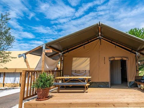 TENTE 6 personnes - Lodge safari wood 3 chambres